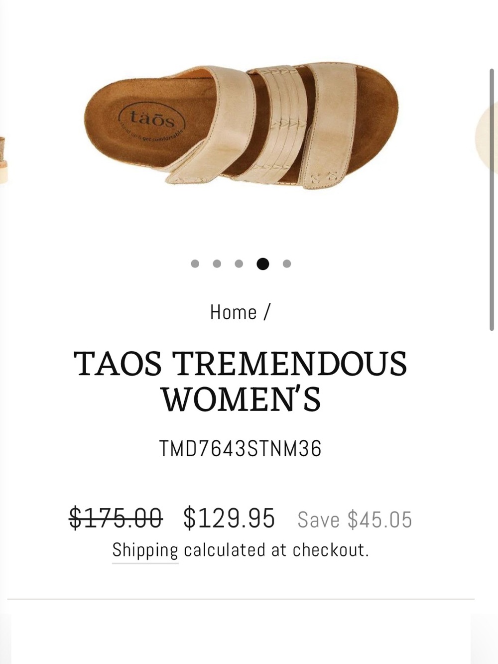 TAOS TREMENDOUS WOMEN'S, size 7-7.5